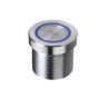 APEM PBA Series Illuminated Push Button Switch Momentary Spring Return Panel 16 mm Cutout SPST Red LED IP66 PBAR9AFB000A0SX