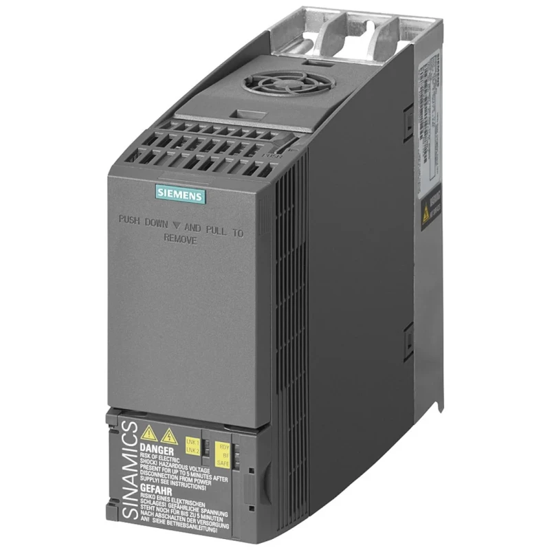 Siemens SINAMICS G120C Inverter Drive 3 kW 3 Phase, Vector Control, IP20, Panel Mount, 480V, 9.5A 6SL3210-1KE17-5UF1