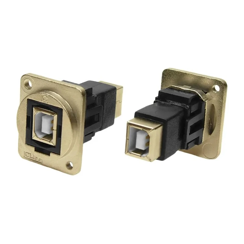 RS PRO Straight Panel Female/Female USB Connector 2 Port Type USB Type B to B, USB 2.0, Panel Mount, 175-0151