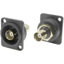 RS PRO CP3 Series BNC Coaxial Connector Panel Mount, 50 Ω, Straight Screw Termination 175-0159