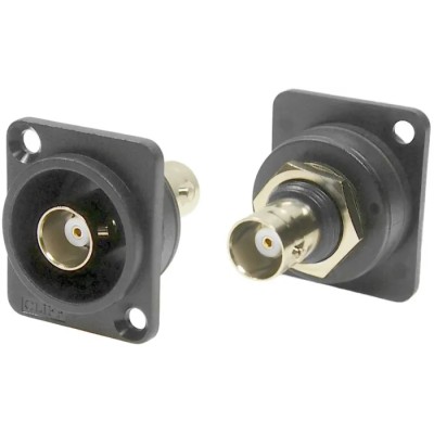 RS PRO CP3 Series BNC Coaxial Connector Panel Mount, 50 Ω, Straight Screw Termination 175-0159