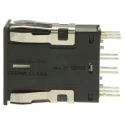 Honeywell AML Series Push Button Switch, Front Panel Mount, Black, 2PDT, IP67, Rectangular, Momentary AML21GBA2AD