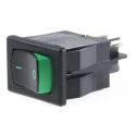 Carlingswitch SPST Rocker Switch, On-Off, Panel Mount, Aluminium, 8A, 125V AC, 621-1691909GXRS