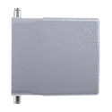 HARTING Han B Range Heavy Duty Power Connector Hood, Top Cable Entry, 2 Levers, M40 Thread, Die Cast Aluminium 19300320428