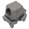 HARTING Heavy Duty Power Connector Hood Han B Range, Die Cast Aluminium, 2 Lever Lock, Cable Side Entry 19300100537