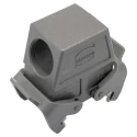 HARTING Heavy Duty Power Connector Hood Han B Range, Die Cast Aluminium, 2 Lever Lock, Cable Side Entry 19300100537