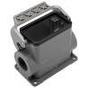 HARTING Han B Range Heavy Duty Power Connector Housing Base, Surface Mount, Aluminium, IP65, M25 x 2, 10B 19300100291