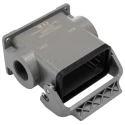 HARTING Han B Range Heavy Duty Power Connector Housing Base, Surface Mount, Aluminium, IP65, M25 x 2, 10B 19300100291