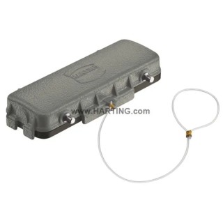 Harting Protective Cover 24B Han B Series Nitrile Rubber Grey Han-Easy Lock 09300245442