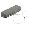 Harting Protective Cover 24B Han B Series Nitrile Rubber Grey Han-Easy Lock 09300245442
