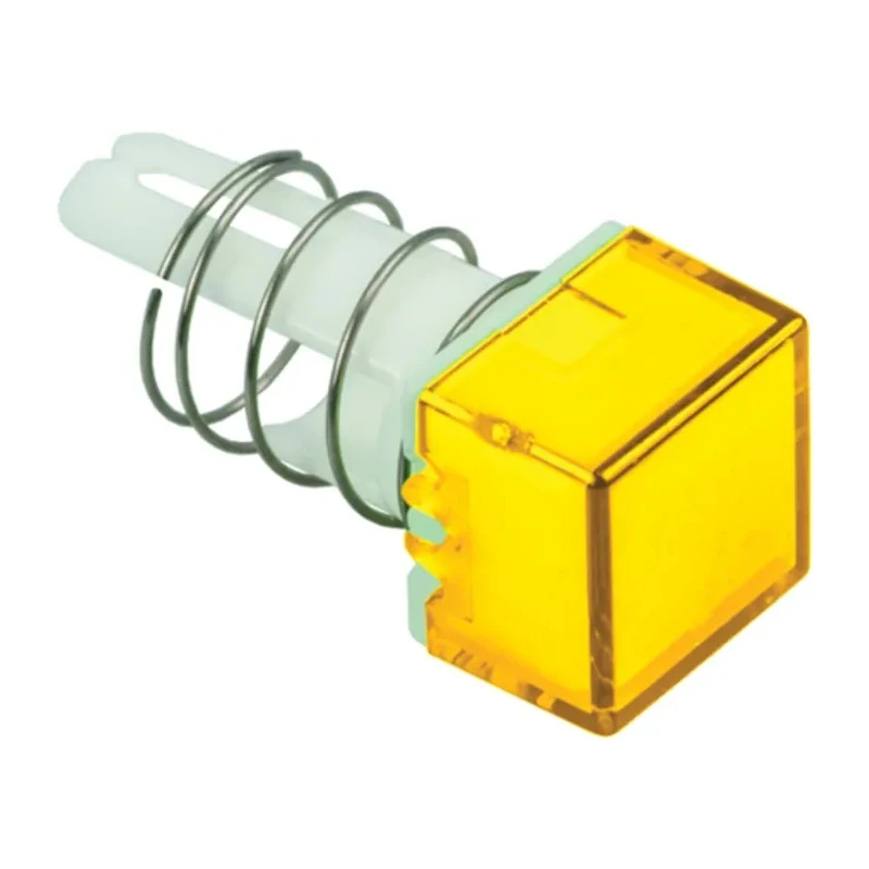 Idec Yellow Square Push Button Lens for A8 Series AL8Q-LK1-Y, 14.5mm Height, 10mm Length, 12.5mm Width
