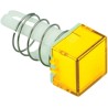 Idec Yellow Square Push Button Lens for A8 Series AL8Q-LK1-Y, 14.5mm Height, 10mm Length, 12.5mm Width