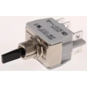 APEM Toggle Switch Panel Mount DPDT On-Off-On Tab Terminal 24V DC 250V AC 649NH/2