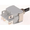 APEM Toggle Switch Panel Mount DPDT On-Off-On Tab Terminal 24V DC 250V AC 649NH/2