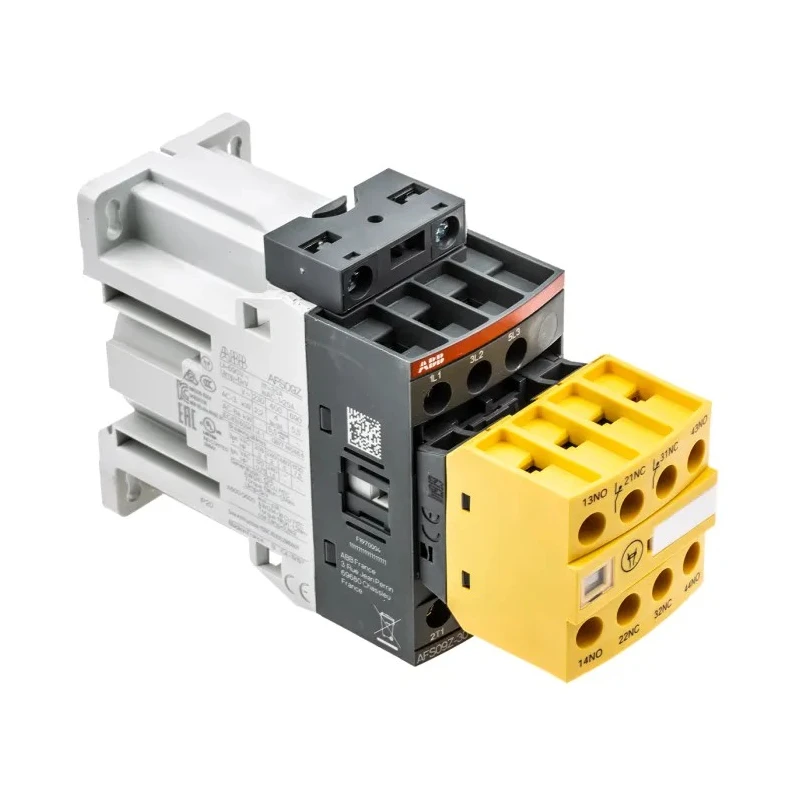 ABB Jokab AFS Contactor 1SBL136082R3022 AFS09Z-30-22-30, 24V DC Coil, 3-Pole, 25A, 9kW, DIN Rail
