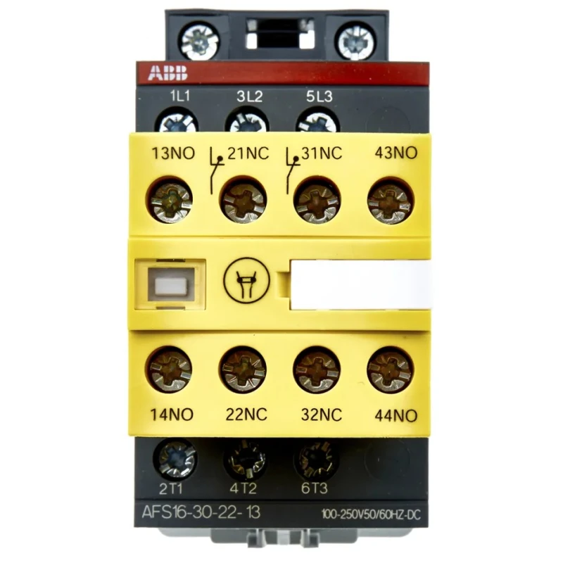ABB Jokab AFS Series Contactor 100V AC/DC to 250V AC/DC Coil, 3-Pole, 28A, 9kW, DIN Rail 1SBL157082R1322 AFS12-30-22-13