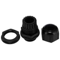 Alpha Wire FIT Wire Management Series Black Polyamide 6 Cable Gland, 3/4 in NPT Thread, 13–18 mm Cable Diameter, IP68 