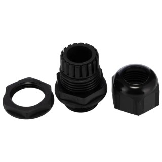 Alpha Wire FIT Wire Management Series Black Polyamide 6 Cable Gland, 3/4 in NPT Thread, 13–18 mm Cable Diameter, IP68 