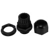 Alpha Wire FIT Wire Management Series Black Polyamide 6 Cable Gland, 3/4 in NPT Thread, 13 - 18 mm Cable Diameter, IP68