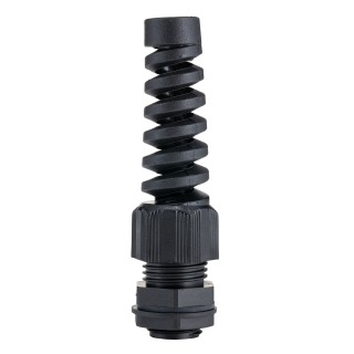 Alpha Wire FIT Wire Management Series Cable Gland, Black, Polyamide 6, M16 Thread, 5–10 mm Cable Diameter PMS16 BK080