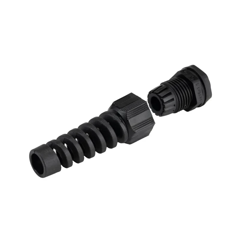 Alpha Wire FIT Wire Management Series Cable Gland, Black, Polyamide 6, M16 Thread, 5–10 mm Cable Diameter PMS16 BK080