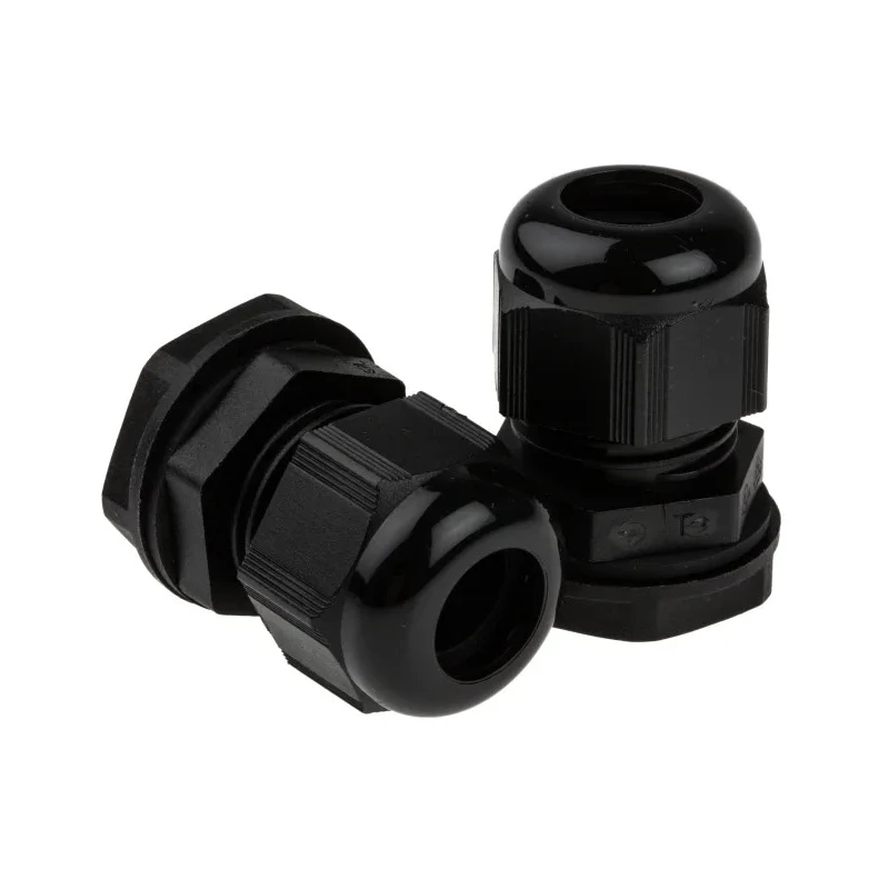 Alpha Wire FIT Wire Management Black Polyamide 6 Cable Gland M20, 6–12mm, IP66/IP68 PMC20 BK080