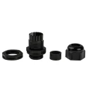 Alpha Wire FIT Wire Management Black Polyamide 6 Cable Gland M20, 6–12mm, IP66/IP68 PMC20 BK080