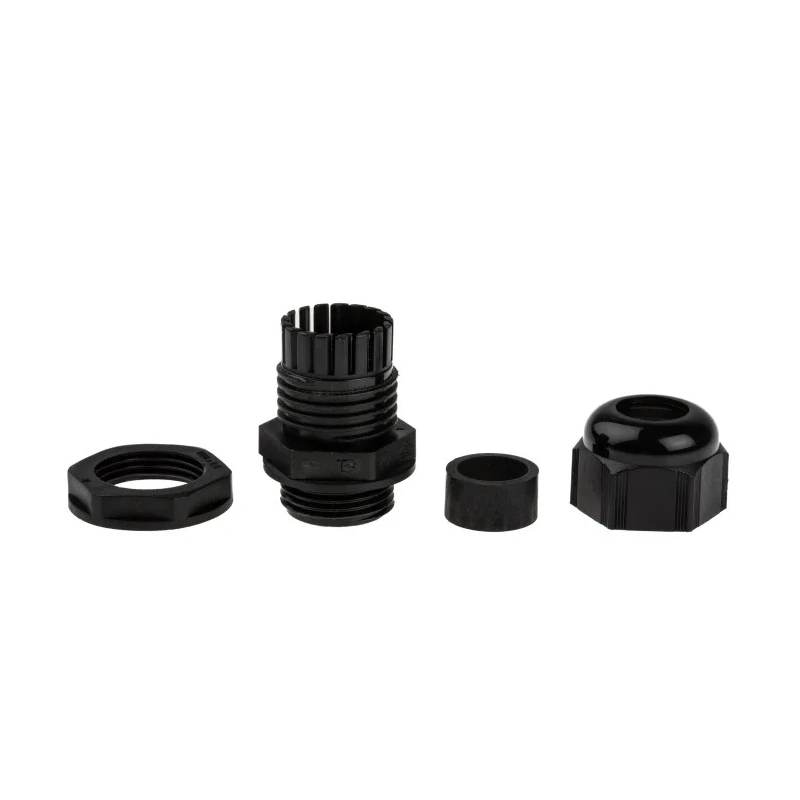 Alpha Wire FIT Wire Management Black Polyamide 6 Cable Gland M20, 6–12mm, IP66/IP68 PMC20 BK080