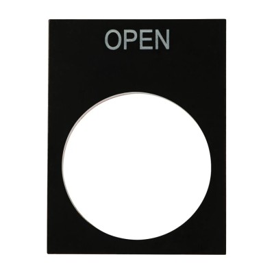 RS PRO Legend Plate 22.5 mm for Ptec Push Button Heavy Duty Corrosion Resistant 175-3961