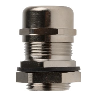 Alpha Wire Metallic Cable Gland 3/4 in NPT, 13 mm–18 mm, IP66/IP68, Metal, Locknut, FIT Wire Management Series MNPT3/4 NC080