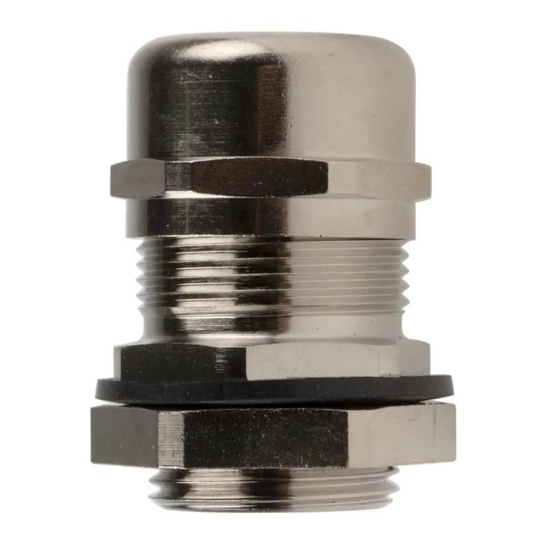 Alpha Wire Metallic Cable Gland 3/4 in NPT, 13 mm–18 mm, IP66/IP68, Metal, Locknut, FIT Wire Management Series MNPT3/4 NC080