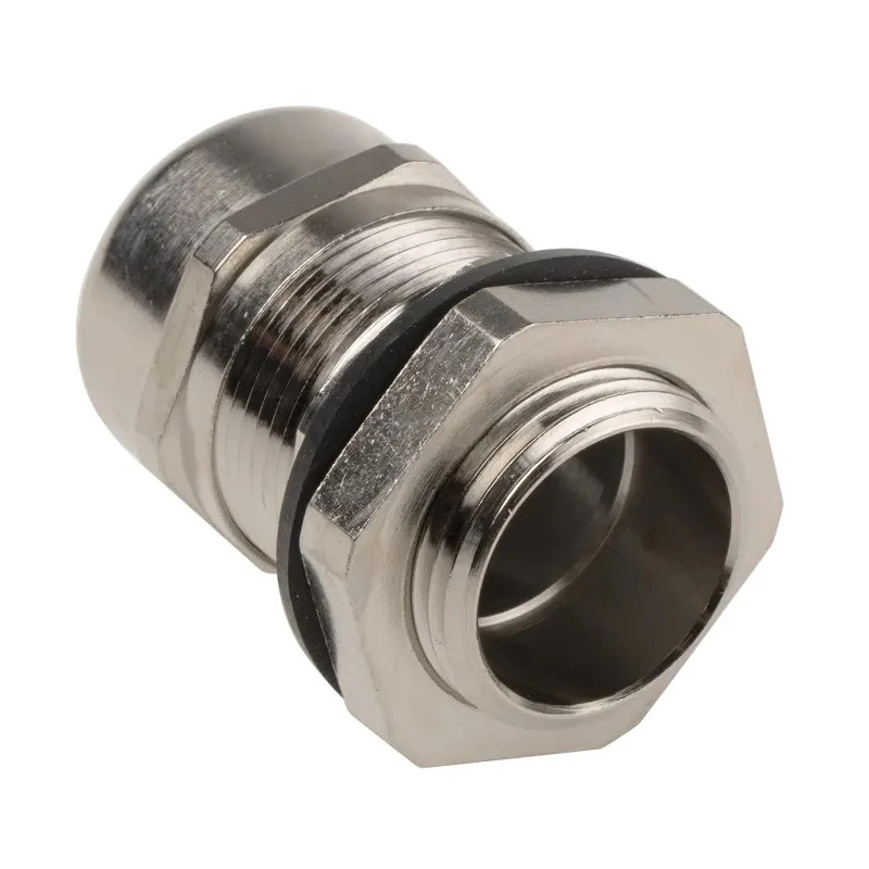 Alpha Wire Metallic Cable Gland 3/4 in NPT, 13 mm–18 mm, IP66/IP68, Metal, Locknut, FIT Wire Management Series MNPT3/4 NC080