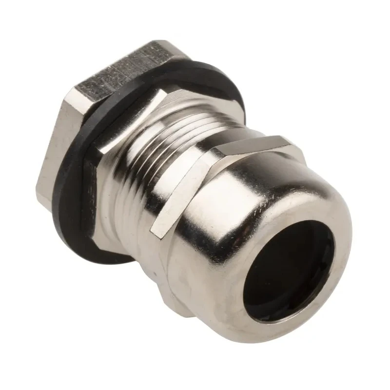 Alpha Wire Metallic Cable Gland 3/4 in NPT, 13 mm–18 mm, IP66/IP68, Metal, Locknut, FIT Wire Management Series MNPT3/4 NC080