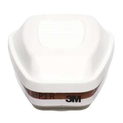 3M Respirator Filter Cartridge for Dust, Organic Vapour and Gas Protection 6091