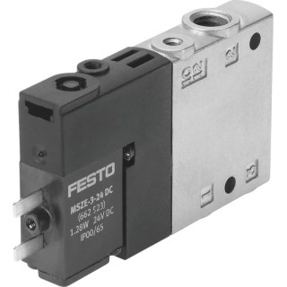 Festo Solenoid Pilot Valve, Electric, Metric Thread, Aluminium Body, 3/2 Valve Function, 3 Ports, 8 bar, CPE10-M1BH-3GL-M7