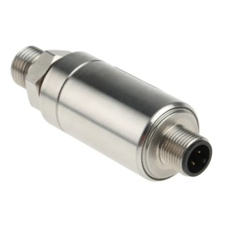 RS PRO IPSL-M12 Series Pressure Sensor, Gauge, Analogue Output, 0–0.1 bar, Stainless Steel, M12 Connector 175-5008