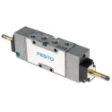 Festo Pneumatic Solenoid Valve 5/3 Closed Centre, Electric Actuation, G Thread, 1/8 in Port, 10 Bar, 1600 MFH-5/3G-1/4-B