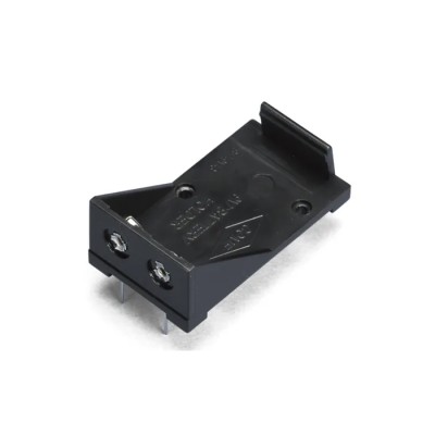 Takachi Electric Industrial Battery Holder Plug-In, Polypropylene, Snap-In Mount, 1 Cell, BH-9V-3P
