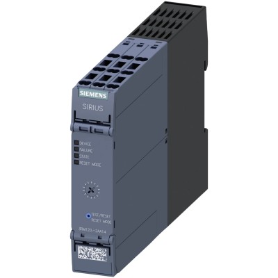 Siemens 3RM1 Reversible Motor Starter 3RM1201-2AA14, 500V, 120W, 3 Phase, Snap-On, IP20