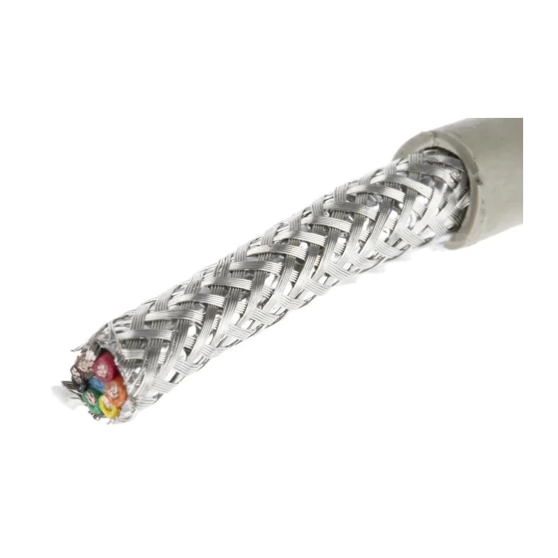 Alpha Wire Pro-Tekt Series Data Cable, 2 Pairs, 100m, PVC Grey Sheath, Flame Retardant, 300V, B953064 GE033