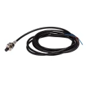 Omron Inductive Proximity Sensor Threaded Barrel M8, 2-Wire, Stainless Steel, 3-30V DC, 100mA, E2E-X6MD18-T 2M