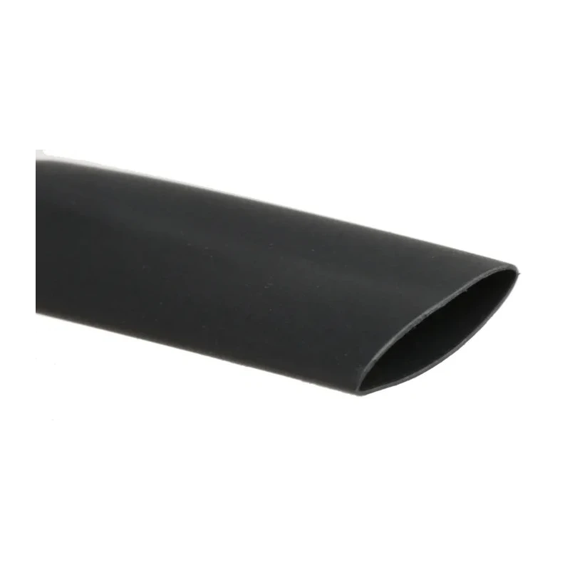 RS PRO Heat Shrink Tubing Black Polyolefin 9.5mm Sleeve Diameter x 12m Length 2:1 Ratio 666-903