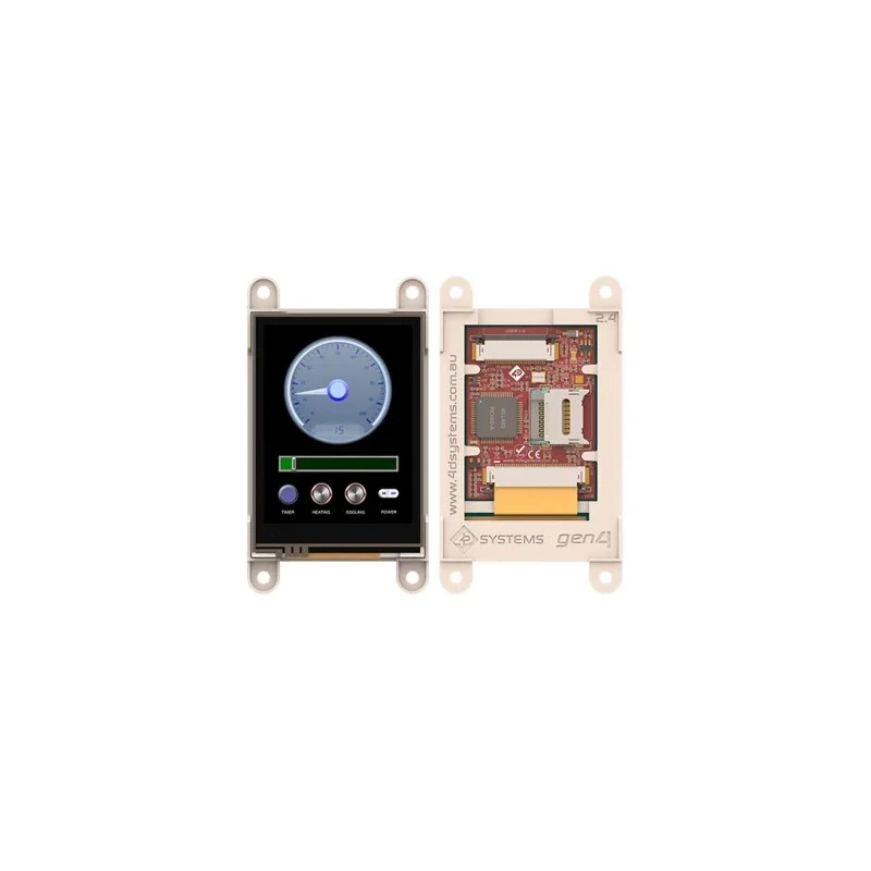 4D Systems Arduino Compatible Display Module 2.4 Inch, Resistive Touch, TFT LCD, 240x320 Pixels, Starter Kit gen4