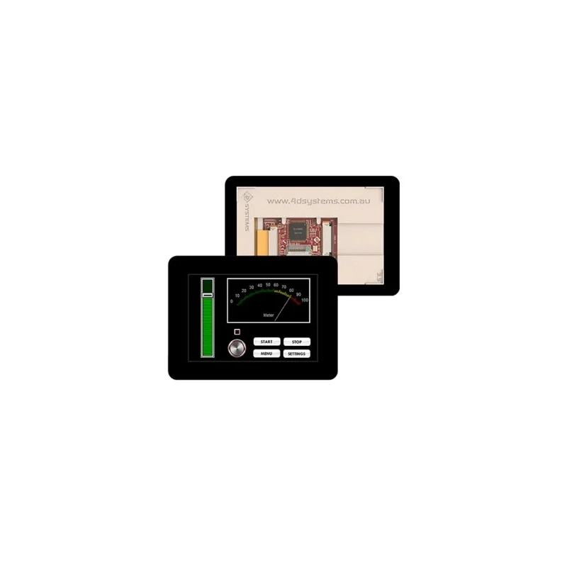 4D Systems Gen4 Diablo16 3.5 Inch Resistive Touch Screen Starter Kit , DIABLO16 Processor, 320x480 Resolution SK-gen4-35DT