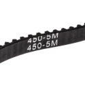 RS PRO HTD Rubber Timing Belt, 90 Teeth, 450 mm Length, 9 mm Width, Pitch 5 mm, Fibreglass Cord, DIN 7721, ISO 13050 175-5213