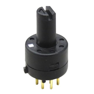 RS PRO RT Rotary Switch 0.5A 48V DC PCB Mount Solder Terminal Nylon 15.1mm x 9.2mm 175-8210