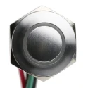 RS PRO Illuminated Push Button Switch, Momentary, Panel Mount, 16 mm Cutout, SPST, Red LED, IP67, 36V DC MPB16