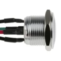 RS PRO Illuminated Push Button Switch, Momentary, Panel Mount, 16 mm Cutout, SPST, Red LED, IP67, 36V DC MPB16