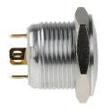 RS PRO Illuminated Push Button Switch, Momentary, Panel Mount, 16 mm Cutout, SPST, Yellow LED, IP67, 36V DC MPB16