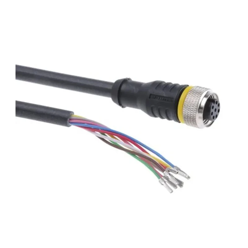 Turck Sensor Actuator Cable 8 Way M12 Female to 8 Way Unterminated, 2 m, PVC Jacket, 60V, IP67 E-RKC8T-264-2
